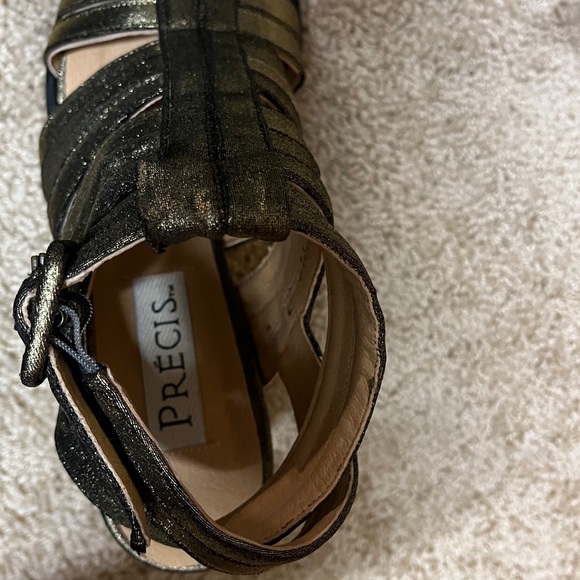 Vintage Précis Italian Heeled Sandal Size 7 - Picture 4 of 4